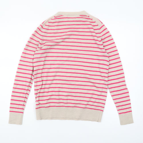 Marks and Spencer Women's Size 10 Striped Merino Pullover