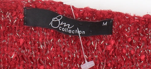 Bm Collection Women's Red Pullover Jumper M