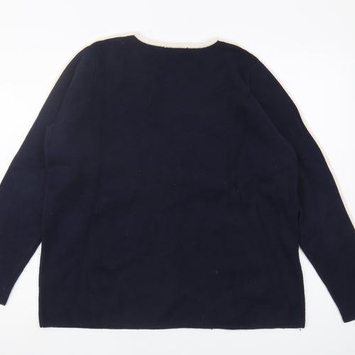 Boden Women's Blue Pullover Jumper XL