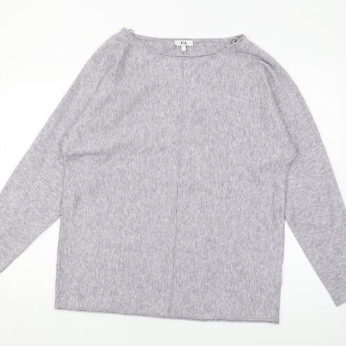 C&A Women's Grey Pullover Jumper - Size L