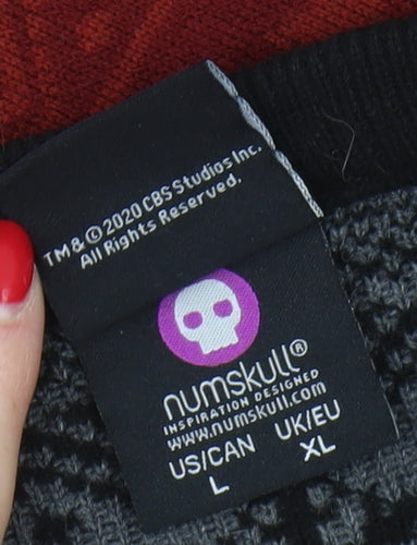 Numskull Men's Red 'Star Trek' XL Christmas Jumper