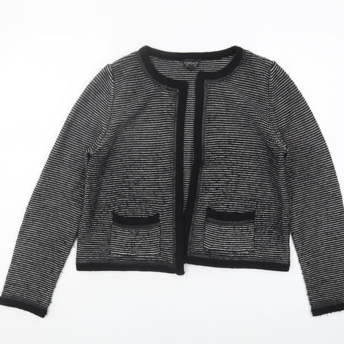 Topshop Women's Black Cardigan Size 12