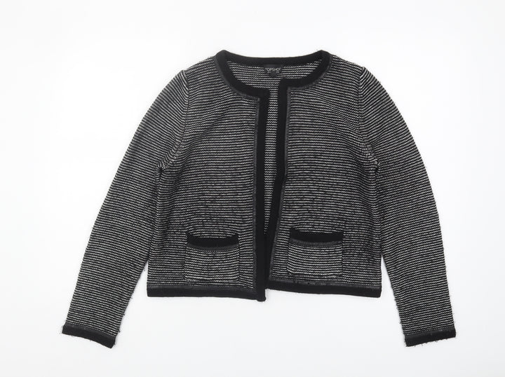 Topshop Women's Black Cardigan Size 12