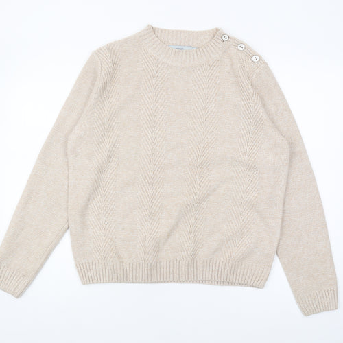 Honor Millburn Beige Women's Pullover Jumper, Size L