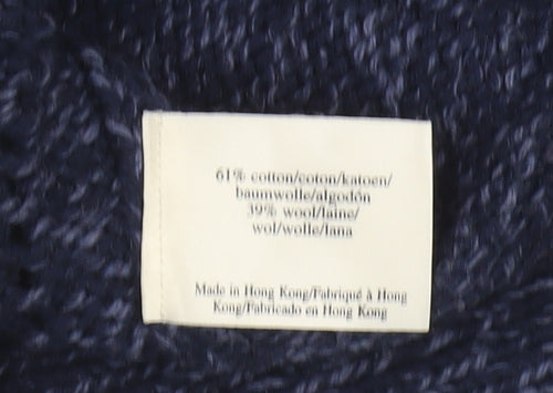 Laura Ashley Women's Blue Full Zip Jumper M