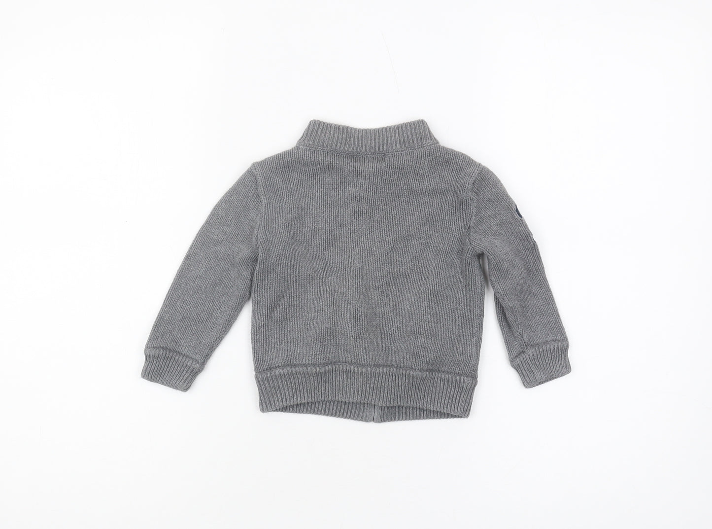 Polo Ralph Lauren Unisex 18-24M Grey Full Zip Jumper