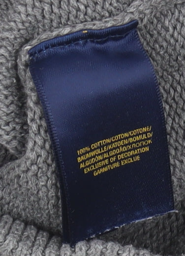 Polo Ralph Lauren Unisex 18-24M Grey Full Zip Jumper