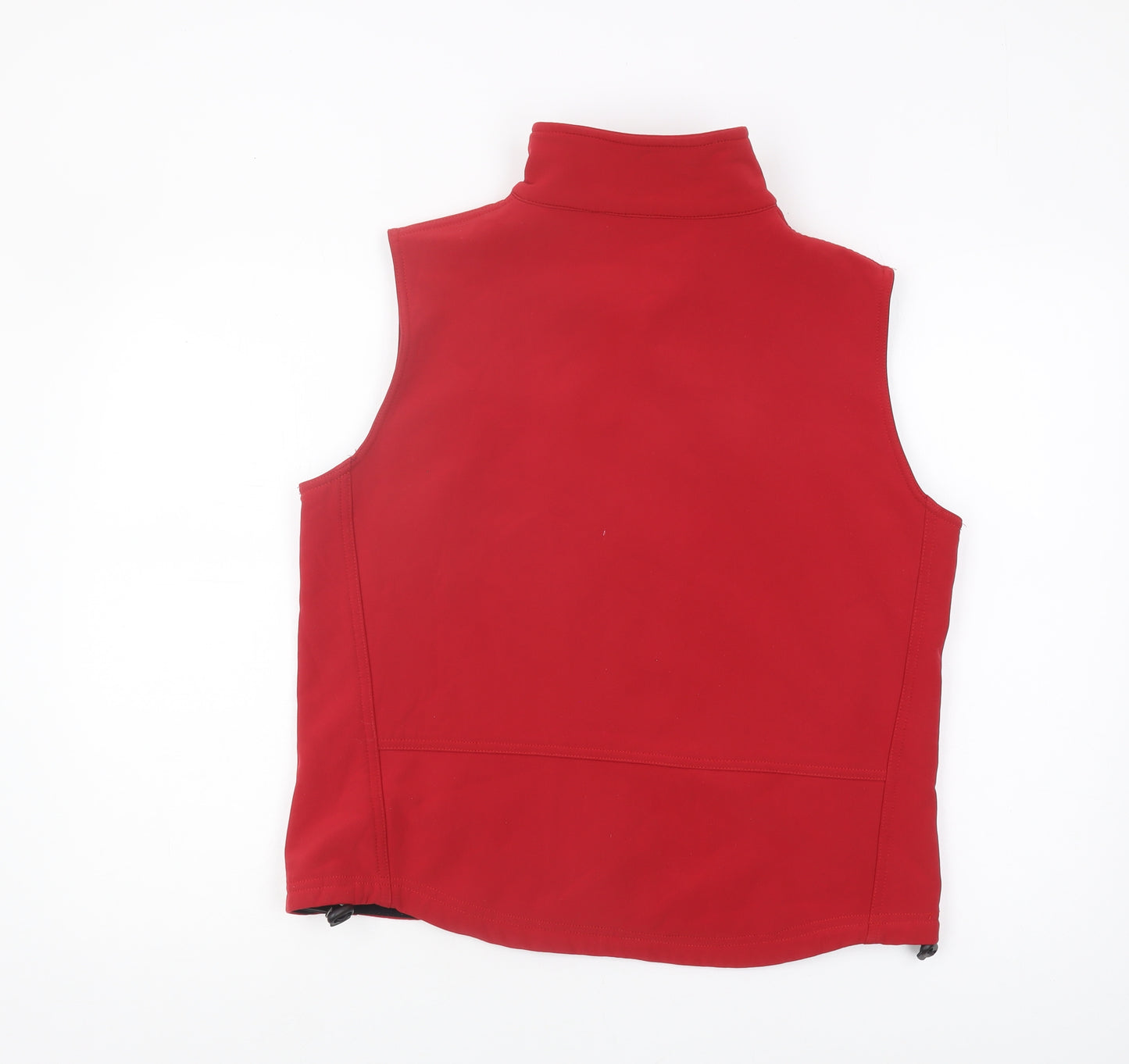 Kiwi Stuff Red Men's Waistcoat M with Zipped Pockets