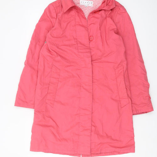 Hennes Women's Pink Cotton Coat XS