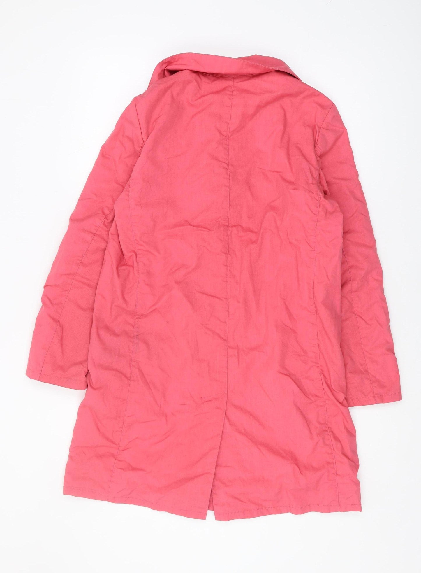 Hennes Women's Pink Cotton Coat XS