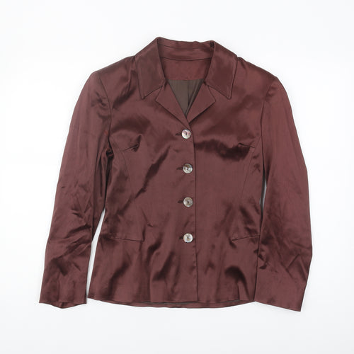 Principles Women's Brown Petite Suit Jacket Size 10