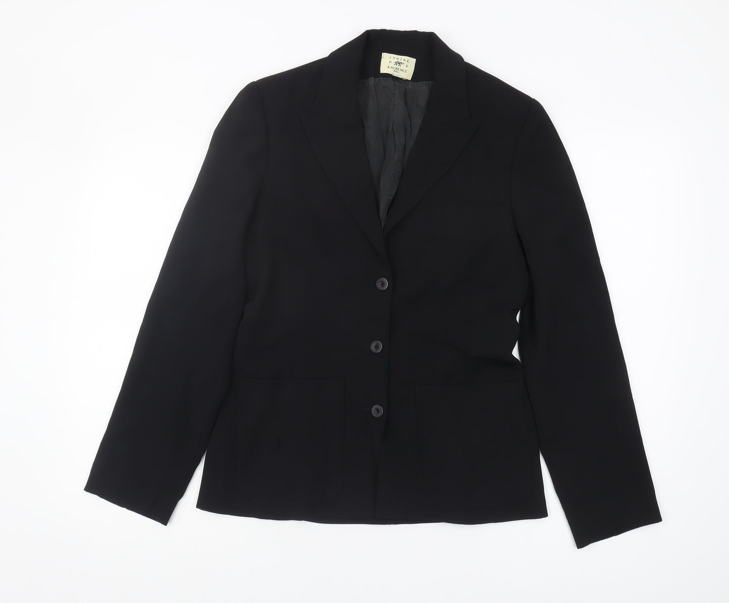 Ivoire de Laurence Women’s Black Blazer Size 10