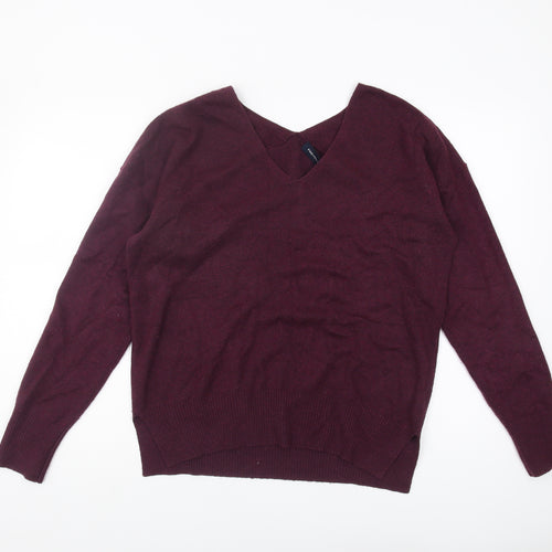 French Connection Women's Red Pullover Jumper Size M