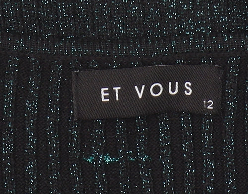 Et Vous Women's Black Pullover Jumper - Size 12
