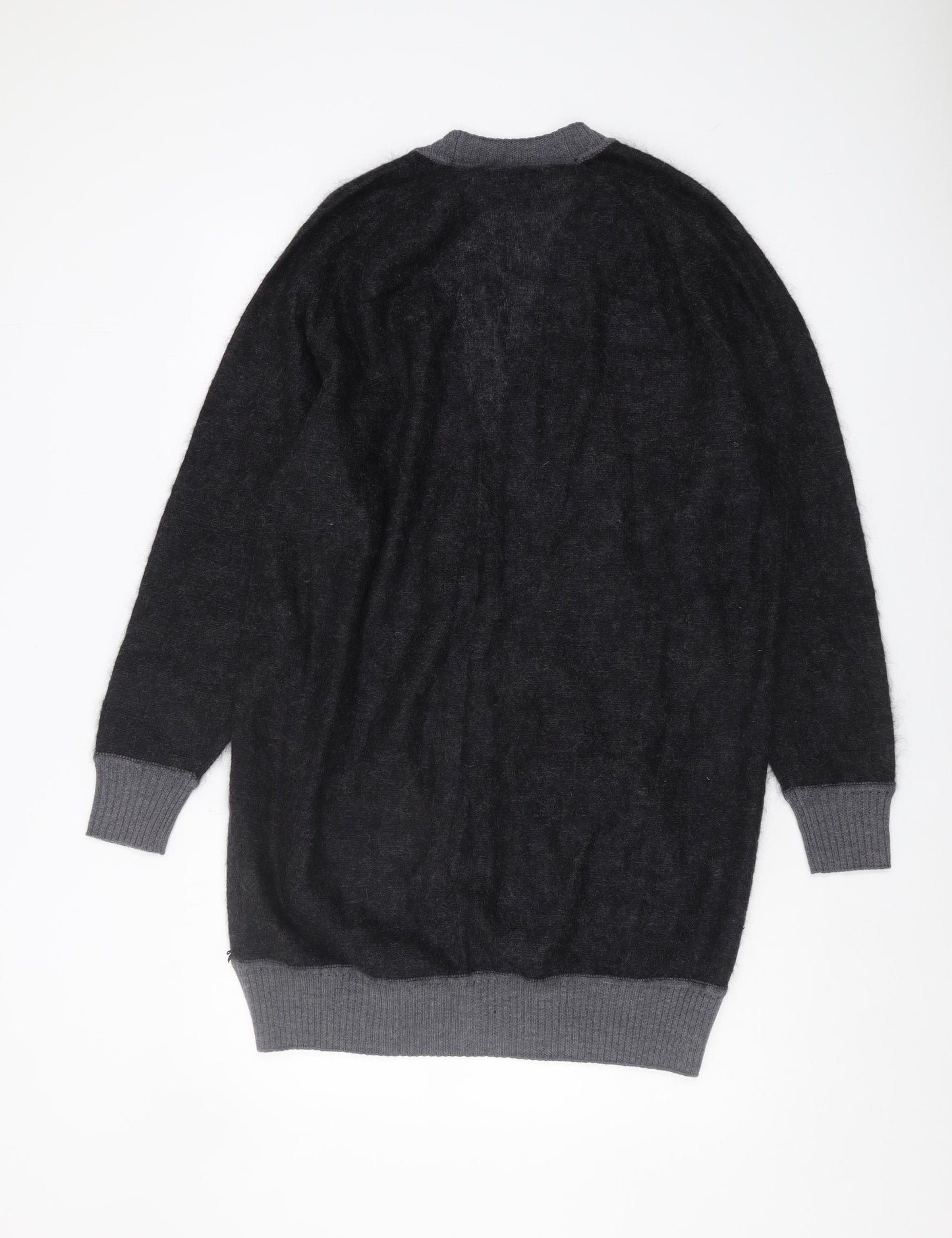 Paul Smith Women's Black Cardigan M V-Neck Wool Blend