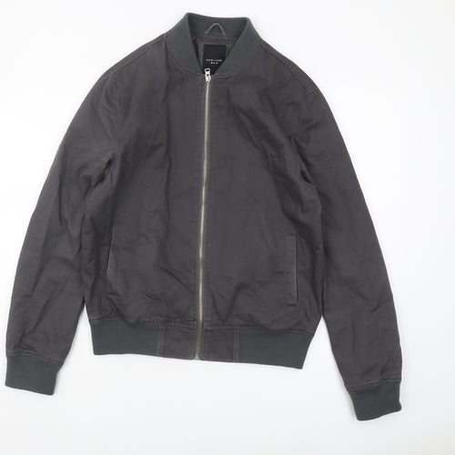 New Look Men's Black Bomber Jacket S