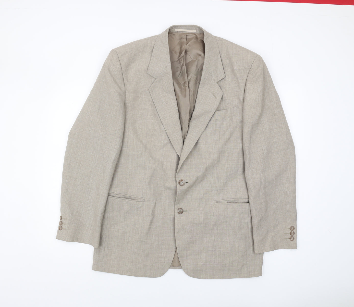 Varteks Men’s Beige Regular Blazer - Size 42R