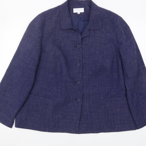 Cotswold Collections Women's Blue Suit Jacket Size 22