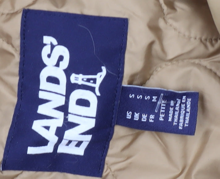 Lands' End Women's Beige S Parka Jacket