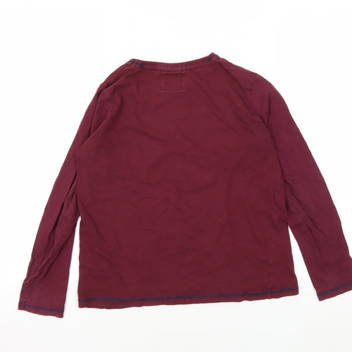 Harry Potter Girls Red Pyjama Top, Size 10-11, Graphic Print