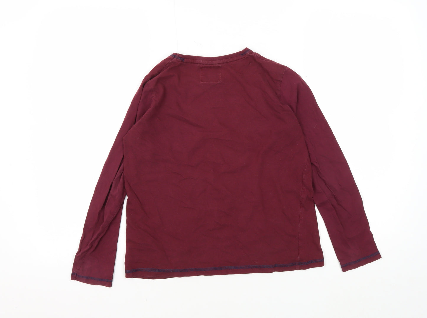Harry Potter Girls Red Pyjama Top, Size 10-11, Graphic Print