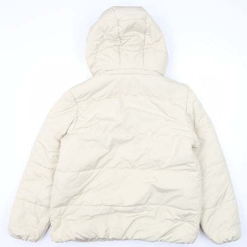Marks and Spencer Women's Ivory Puffer Jacket, Size 16