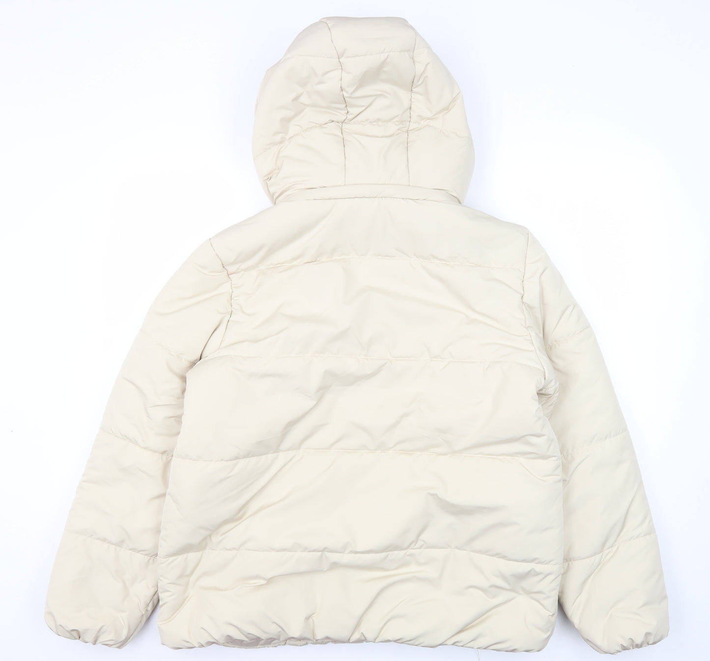 Marks and Spencer Women's Ivory Puffer Jacket, Size 16