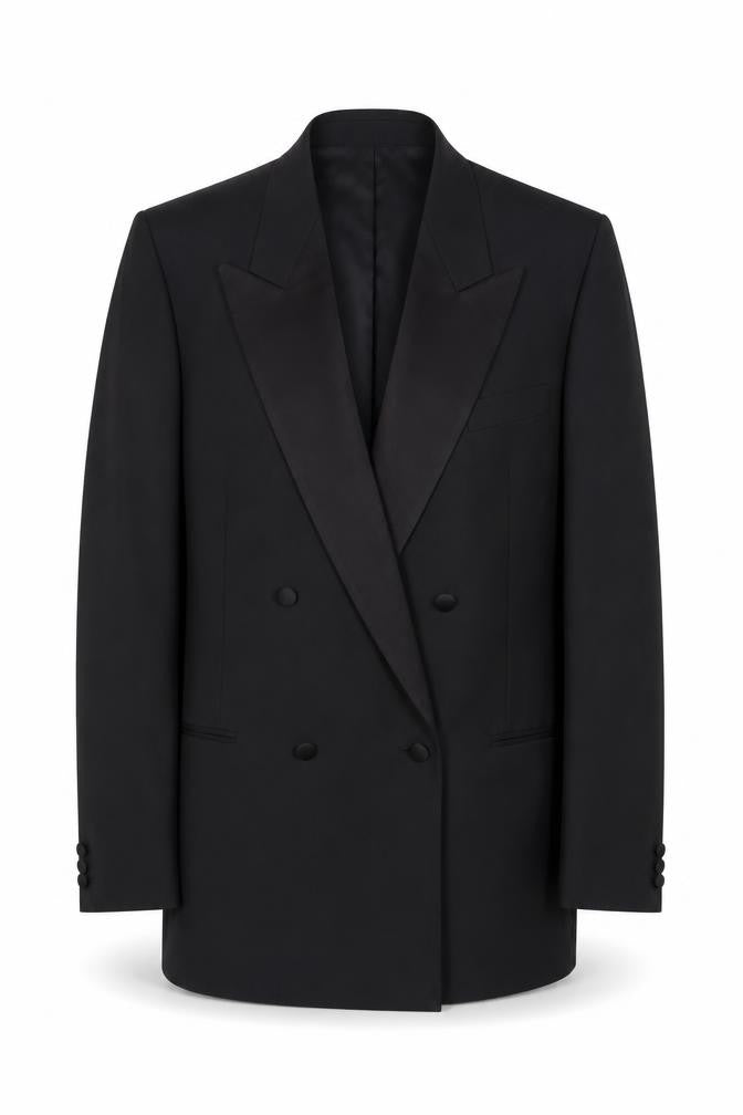 Front view of Chatsworth Classics Men's Black 44 Long Tuxedo Blazer