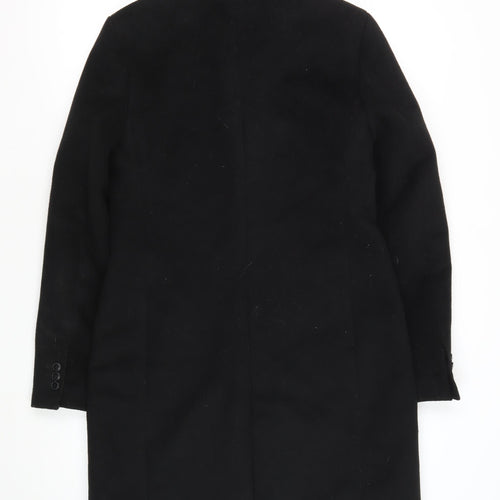 Topman Men's Black Coat XS
