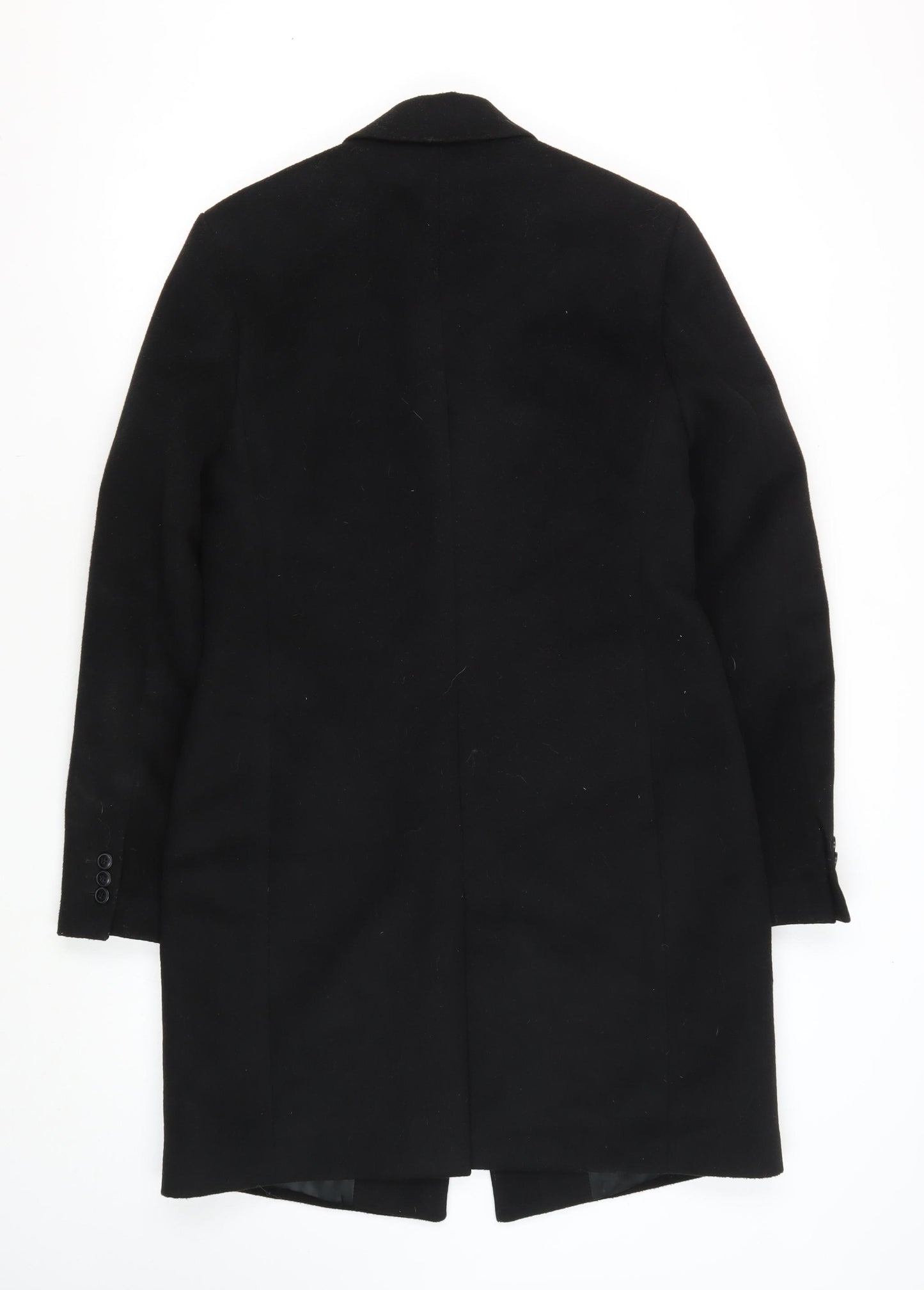 Topman Men's Black Coat XS