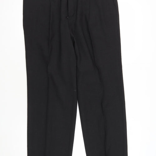 Marks and Spencer Black Men's Trousers, 34W, Formal