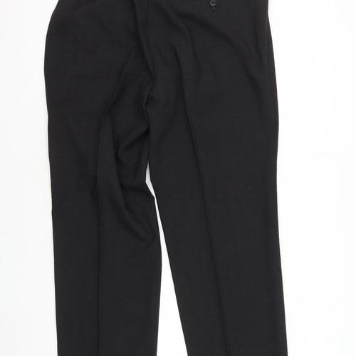 Marks and Spencer Black Men's Trousers, 34W, Formal