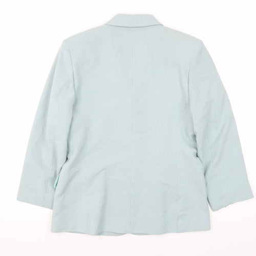 Klass Collection Women's Blue Size 12 Blazer
