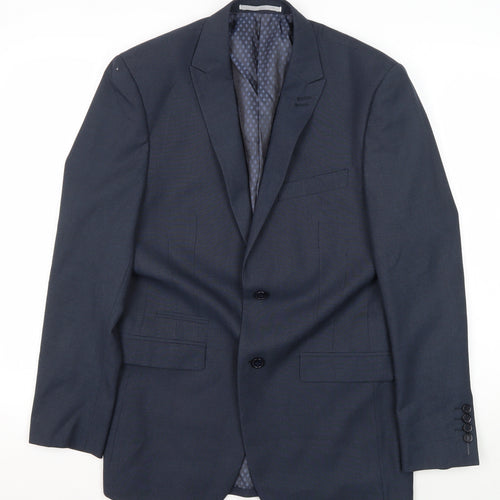 Skopes Men's 36R Blue Suit Jacket Regular Fit
