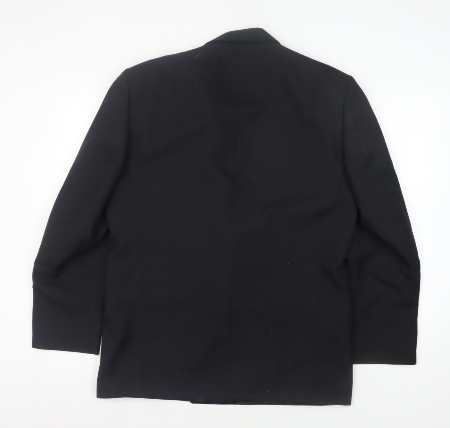 Dunn & Co Men's Black Short Jacket, 40S, Double-Breasted