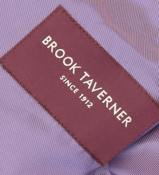 Brook Taverner Men's Blue Regular Fit Blazer 52R