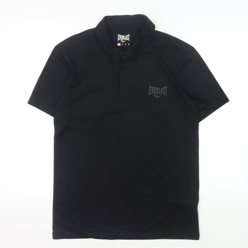 Everlast Men's Black Polo Shirt S - Gym & Training