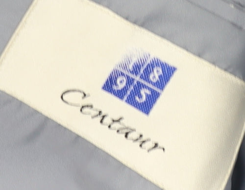 Centaur Men's Blue Check Blazer, Size 40R, Formal