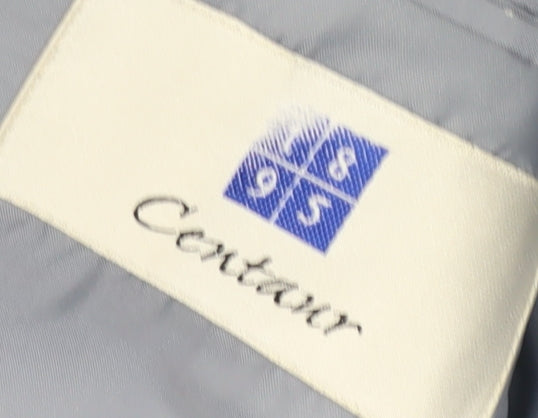 Centaur Men's Blue Check Blazer, Size 40R, Formal