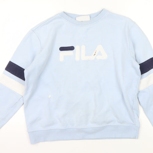 Fila Unisex Blue Pullover Sweatshirt Size 12