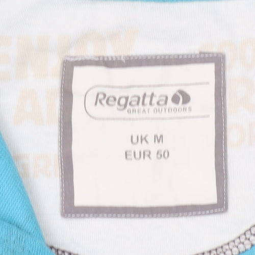 Regatta Men's Blue Striped Pullover Sweatshirt M