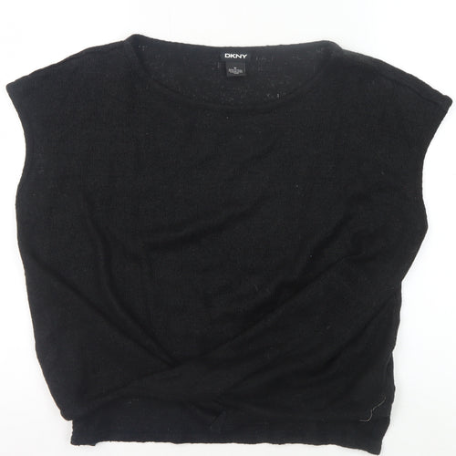 DKNY Women's Black Sleeveless Jumper, Size M