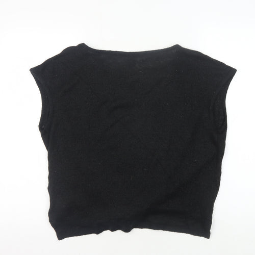 DKNY Women's Black Sleeveless Jumper, Size M