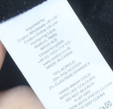 DKNY Women's Black Sleeveless Jumper, Size M