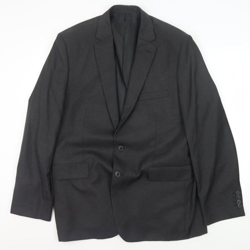 Moss Esq. Men's Grey Blazer UK 46 Regular Fit