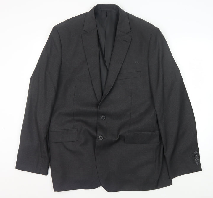 Moss Esq. Men's Grey Blazer UK 46 Regular Fit