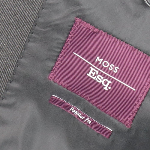 Moss Esq. Men's Grey Blazer UK 46 Regular Fit