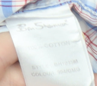 Ben Sherman Men's Multicoloured Plaid Shirt L