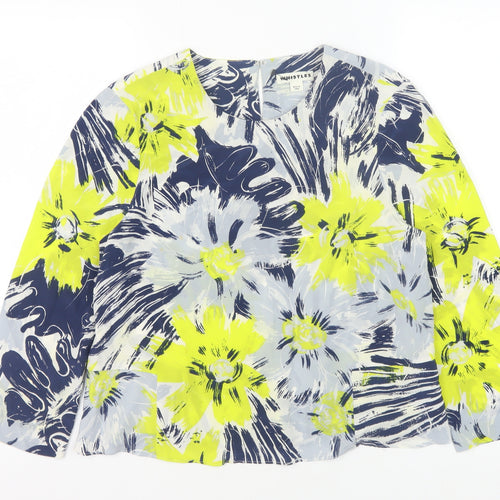 Whistles Women's Floral Long Sleeve Top UK 8