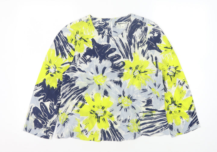 Whistles Women's Floral Long Sleeve Top UK 8